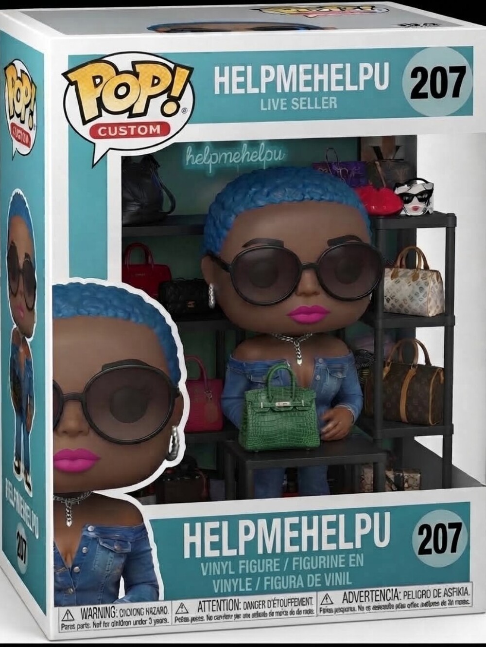 Funko HelpMeHelpU #207 Blue Hair Collectible Pop! Figure